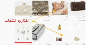 اختيار المنتجات في ستايلي شوب